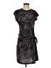 Originality Animal Print Black Casual Dress Size XS - photo 1