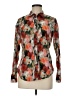 J.Crew Print Brown Long Sleeve Button-Down Shirt Size 6 - photo 1