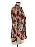 J.Crew Print Brown Long Sleeve Button-Down Shirt Size 6 - photo 4