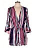 Express 100% Rayon Stripes Pink Romper Size L - photo 1