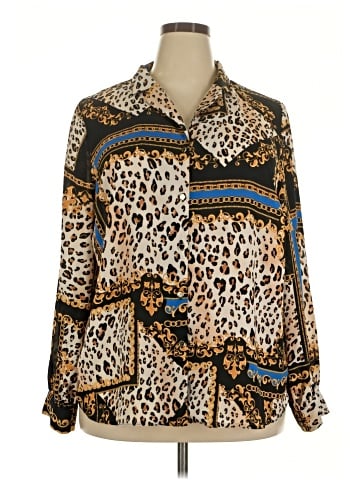 Simplee Long Sleeve Blouse (view 1)