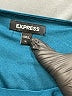 Express Teal Long Sleeve Top Size XL - photo 7