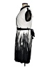 BCBGMAXAZRIA Graphic White Gray Cocktail Dress Size M - photo 5