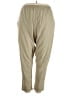 Basic Editions Solid Tan Casual Pants Size 2X - photo 1