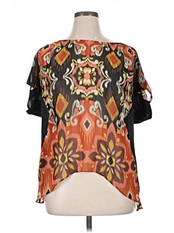 Allen B. by Allen Schwartz Short Sleeve Blouse (view 1)