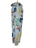 Zara Basic Tropical Multi Color Gray Casual Pants Size S - photo 4
