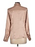 BCBGMAXAZRIA Solid Tan Long Sleeve Blouse Size L - photo 2