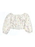 Zara White 3/4 Sleeve Blouse Size 8 - photo 1