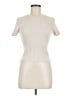 Zara Ivory Short Sleeve Turtleneck Size M - photo 1