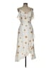 Lulus 100% Polyester White Ivory Casual Dress Size L - photo 1