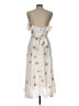 Lulus 100% Polyester White Ivory Casual Dress Size L - photo 2