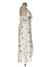 Lulus 100% Polyester White Ivory Casual Dress Size L - photo 4