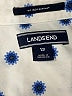 Lands' End Polka Dots White Long Sleeve Blouse Size 12 - photo 7