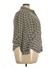 Who What Wear 100% Polyester Houndstooth Ivory 3/4 Sleeve Blouse Size XXL - photo 4