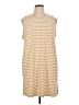 Haven Well Within Stripes Tan Casual Dress Size XL - photo 1