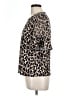 Vince Camuto Animal Print Brown Short Sleeve Blouse Size L - photo 5