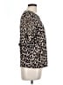 Vince Camuto Animal Print Brown Short Sleeve Blouse Size L - photo 4