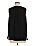Ann Taylor LOFT 100% Polyester Black Sleeveless Blouse Size M - photo 2