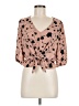 Sienna Sky 100% Polyester Pink 3/4 Sleeve Blouse Size M - photo 1