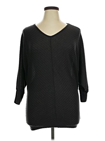 Velvet 3/4 Sleeve Top (view 1)