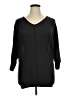 Velvet Black 3/4 Sleeve Top Size XL - photo 1
