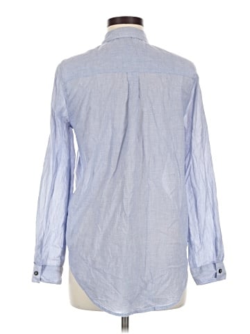 Topshop Long Sleeve Button-Down Shirt (view 2)