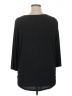 Green Envelope Black 3/4 Sleeve Blouse Size 1X - photo 2