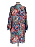 Natori 100% Polyester Paisley Blue Casual Dress Size L - photo 2