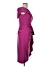 Xscape Solid Purple Cocktail Dress Size 10 - photo 4