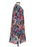 Natori 100% Polyester Paisley Blue Casual Dress Size L - photo 4