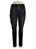 Signature Studio Solid Black Jeans Size 14 - photo 1