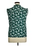 Unbranded 100% Polyester Green Short Sleeve Blouse Size XL - photo 2
