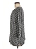 J.Jill 100% Rayon Houndstooth Black 3/4 Sleeve Blouse Size M - photo 5