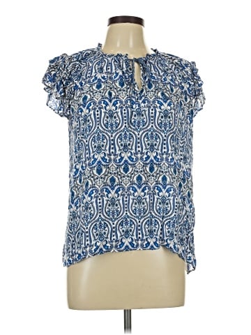 Rose + Olive Short Sleeve Blouse (view 1)