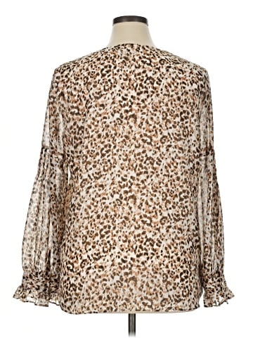 Calvin Klein Long Sleeve Blouse (view 2)