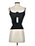 Theory 100% Silk Black Sleeveless Top Size M - photo 2
