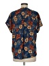 Maurices 100% Polyester Floral Blue Short Sleeve Blouse Size M - photo 2