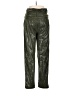 The Sang 100% Polyester Metallic Green Casual Pants Size M - photo 2