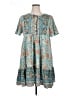 Assorted Brands Paisley Teal Casual Dress Size XL - photo 1
