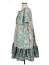 Assorted Brands Paisley Teal Casual Dress Size XL - photo 5