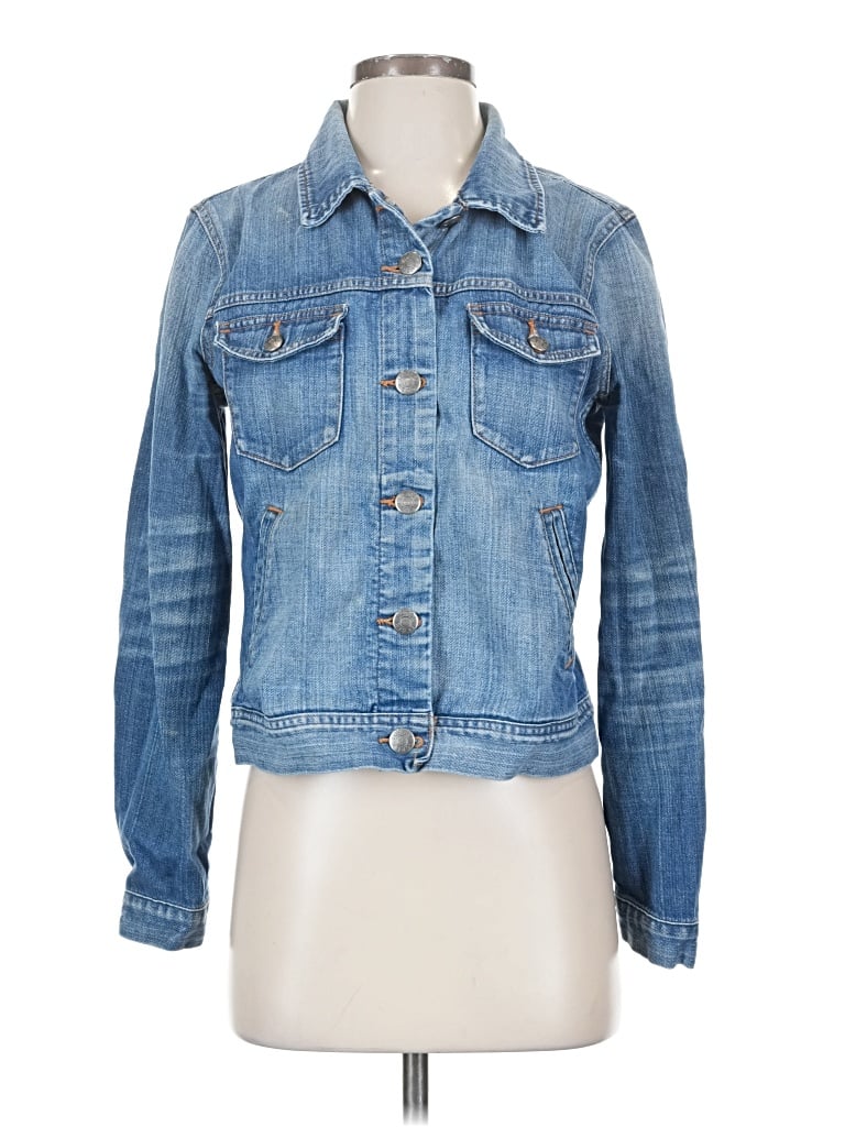 Pre-owned J.crew Factory Store Denim Jacket In Blue