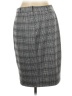 Kate Kasin Plaid Gray Formal Skirt Size L - photo 2