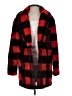 Current Mood 100% Polyester Plaid Red Coat Size S - photo 1