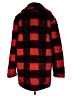 Current Mood 100% Polyester Plaid Red Coat Size S - photo 2