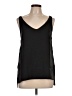 H&M 100% Polyester Black Sleeveless Top Size 10 - photo 1