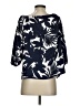 Ann Taylor 100% Polyester Blue 3/4 Sleeve Blouse Size S - photo 2