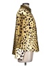 Beulah Style 100% Polyester Animal Print Gold Long Sleeve Blouse Size L - photo 4