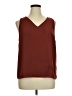 Nine West 100% Polyester Burgundy Sleeveless Blouse Size XL - photo 1