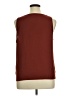 Nine West 100% Polyester Burgundy Sleeveless Blouse Size XL - photo 2