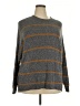 American Eagle Outfitters Stripes Gray Pullover Sweater Size XL - photo 1